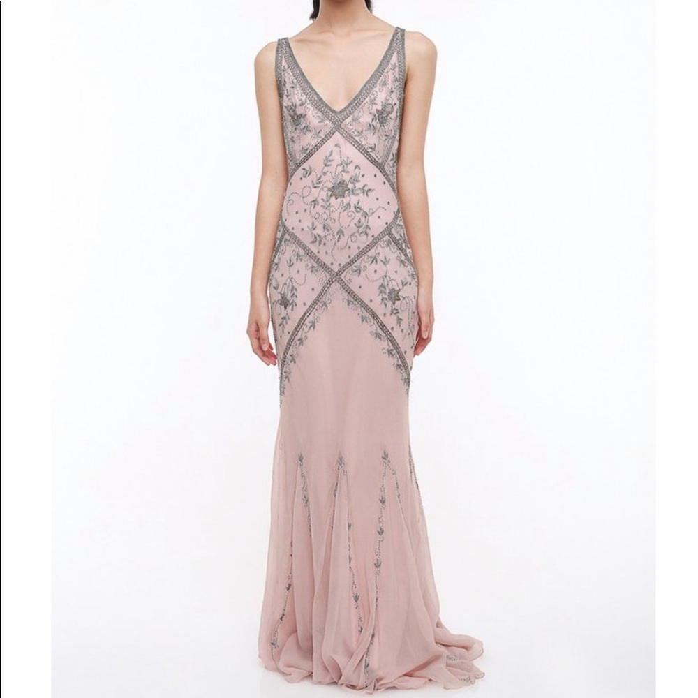 Light Pink Beaded Gown